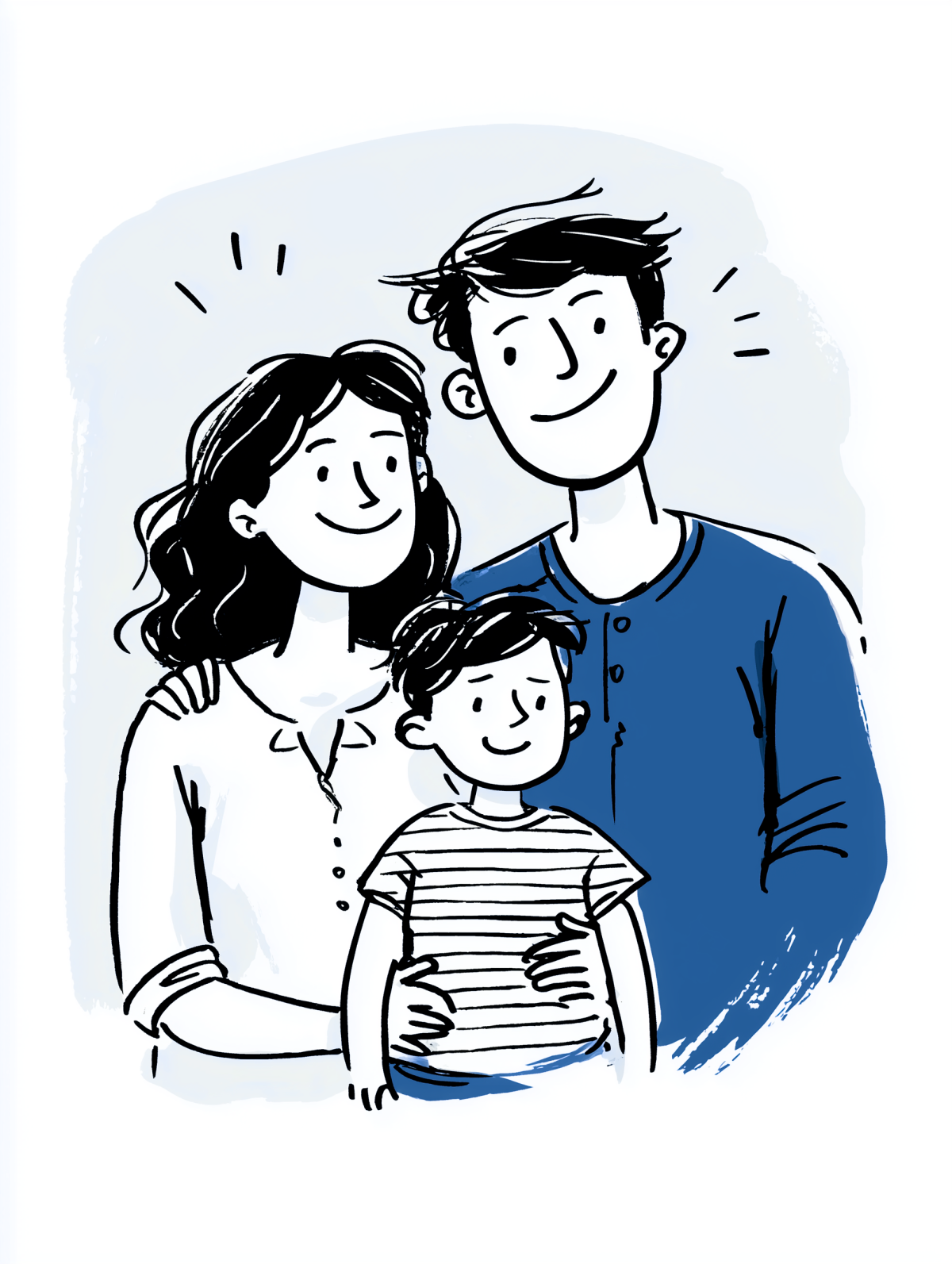 Parents avec leur enfant